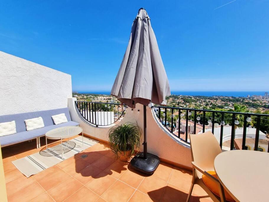 קלפה Flamingo Apartment - Imperial Park - Sea View, 6 Pools, Terrace מראה חיצוני תמונה